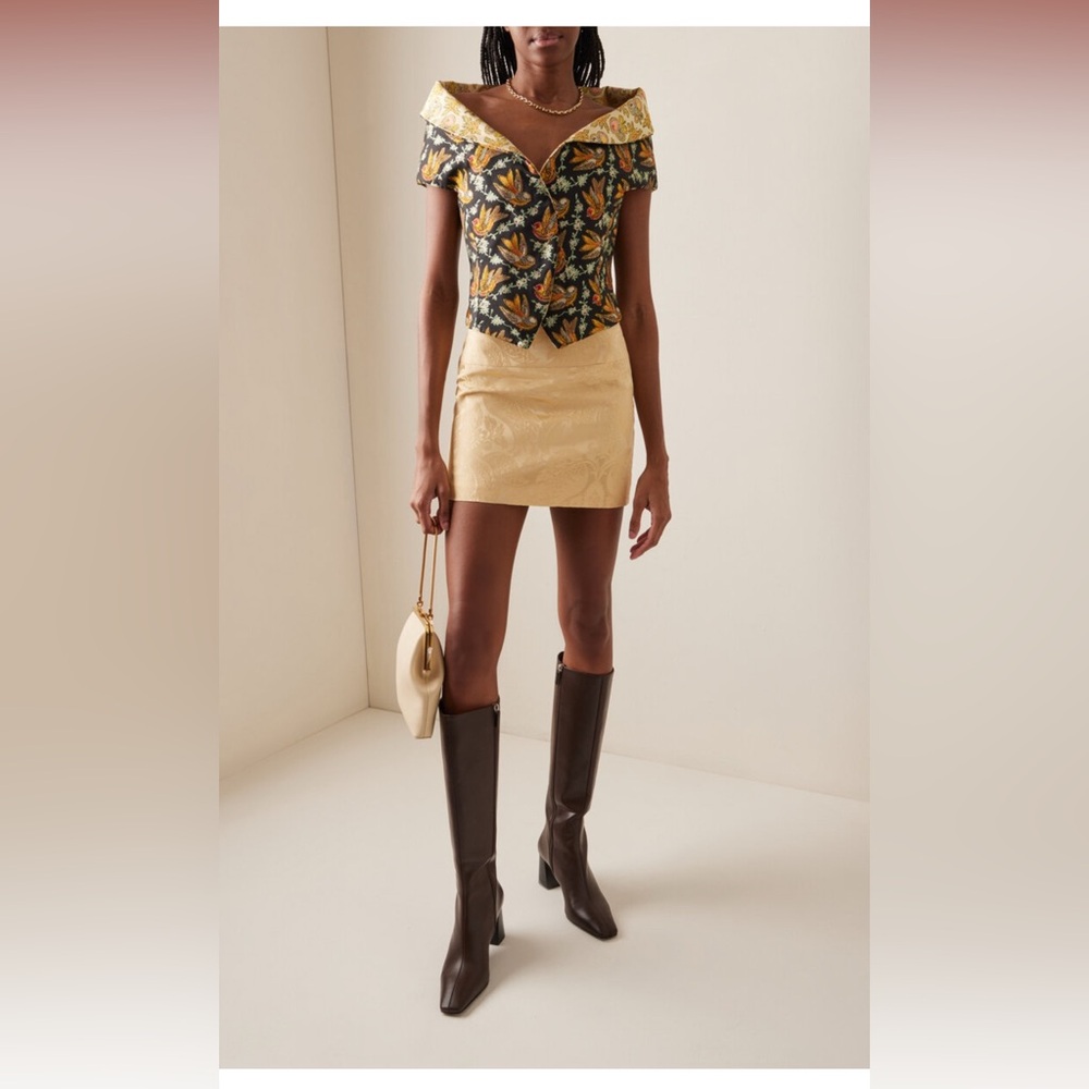 Etro runway jacquard vest top NWT